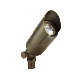 Unique VALC-12-L527 Knights Series Valor - Brass Up Light Fixture 5W Bulb 40 DEG